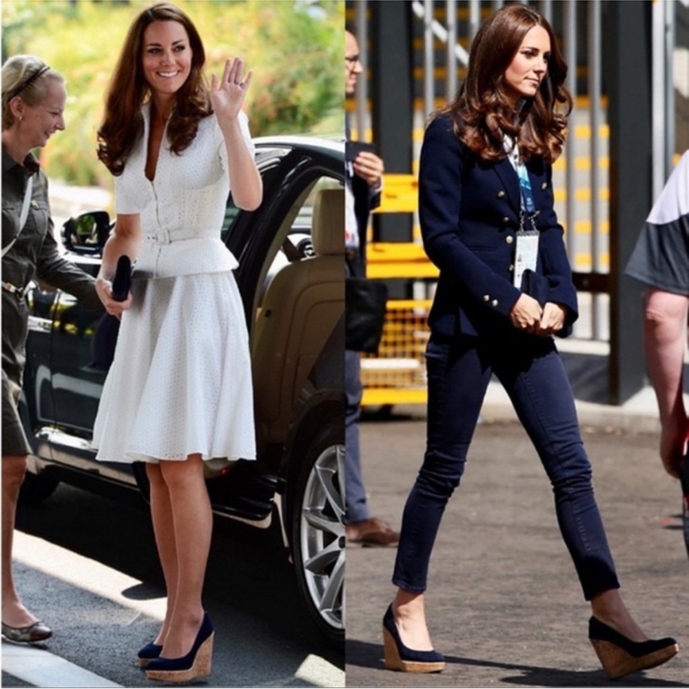 Stuart Whitman Corkswoon 10 EUC as seen on Kate Middleton